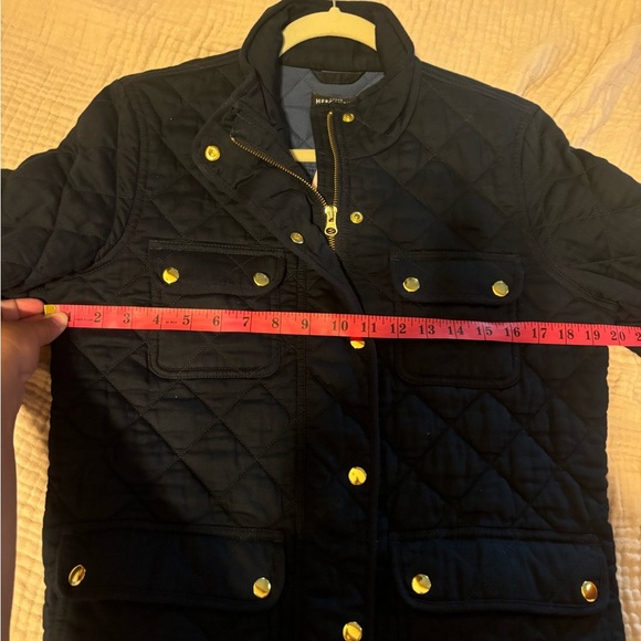 Jcrew Quilted Navy Jacket - Picture 6 of 6